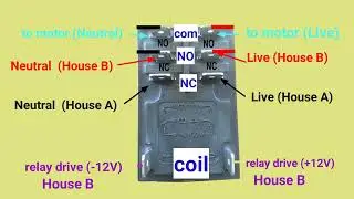 WATER PUMP MOTOR CONTROL FROM TWO HOUSE|MOTOR CONTROL FROM 2 METER|MOTOR CONTROL 2 SUPPLY