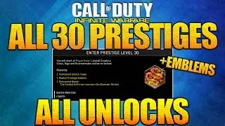 *Leaked* ALL PRESTIGE UNLOCKS + ICONS in Infinite Warfare