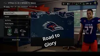 College Football 26 Road to Glory UTSA vs Charlotte Week 5