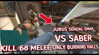 TAWURAN KILL 68 MELEE ONLY FULL GAMEPLAY| POINT BLANK INDONESIA