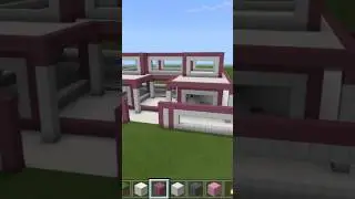 👑Minecraft Modern House: Progress! 🏠✨ #Shorts