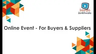 Online Event - For Buyers & Suppliers