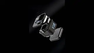 GoPro Hero Session 3D Animation | Blender Product Visualization