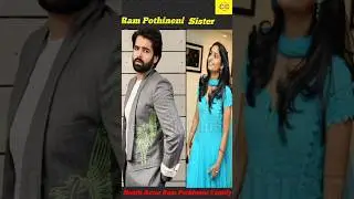 Ram Pothineni With His Beautiful Family 💗 South Actor Ram Pothineni Real Life Family Album #short