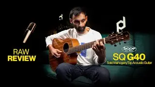 SQOE SQ-G40 Solid Mahogany Top Acoustic Guitar | SOUND TEST | RAW REVIEWS | Procraft India