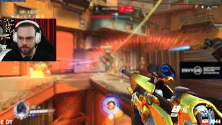 ml7 showing his Ana gameplay! [ Overwatch Season 31 Top 500 ]