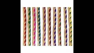Duri piping simple ribbon _hyd Latfaba 5 tanu lace wala