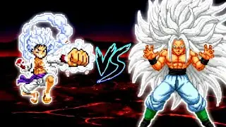 Luffy Sun God V5 OP VS Goku SSJ Infinity Ultra Instinct V3 OP in Jump Force Mugen