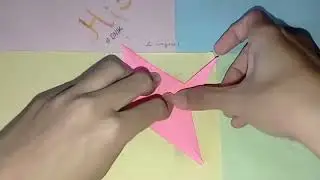 Ribbon Bookmark tutorial origami easy