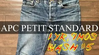 A.P.C. Petit Standard Selvedge Denim Jeans - 1yr 9mos of wear - wash #5