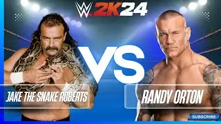 WWE_2K24__ Jake THE Snake Roberts 🆚 Randy Orton No Holds Barred Match