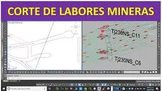 GEOLOGÍA: CORTE DE LABORES TOPOGRÁFICAS EN INTERIOR MINA