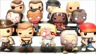 The Walking Dead Funko Pop Collection Montage