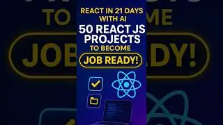 50 React JS Projects You MUST Build to Get Hired in 2025 🚀