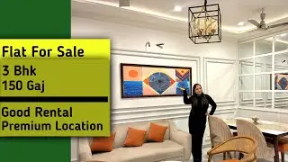 150 गज में 3 BHK लग्ज़री फ्लैट|| Best Rental Income Opportunity| #home #realestate #property 
