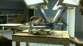 poor mans  rotating  top screen printing cart