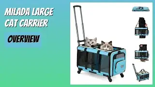 REVIEW (2025): MILADA Large Cat Carrier. Features