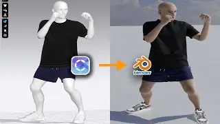 Как экспортировать анимацию ткани из Clo3d в Blender 4.0+