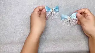 Handcraft Hair Accessories (Hair Bow with Accessory) - Gorgeous 34