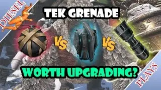 ART OF ARK - TEK GRENADE VS CLUSTER GRENADE VS GRENADE