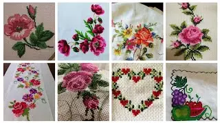 Самые красивые и потрясающие идеи для вышивки крестом / дизайны курхай