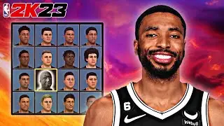 Mikal Bridges Best FACE CREATION on 2K23 Next Gen 🔥 #shorts #nba #nba2k #nba2k23 #gaming #gamer