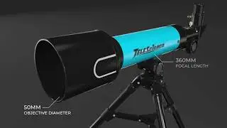 Wonderstuff 90 Power 50mm Astronomical Telescope