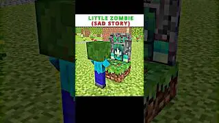 zombie baby sad story||😔😭#minecraft #sad #trandingshorts #animation #ytshorts #zombie