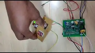 The battery power indicator with the DC motor control board (SMD) demo