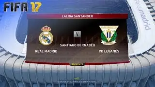FIFA 17 - Real Madrid vs. CD Leganés @ Estadio Santiago Bernabéu