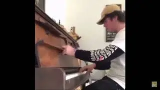 Guy's Fingers Get Smashed by Piano(Perfectly Cut Scream)