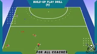 FIELD HOCKEY BUILD-UP DRILL (9) for all COACHES