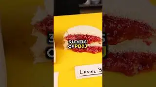3 Levels of Peanut Butter & Jelly Sandwiches