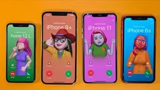 FACETIME INCOMING CALL IPHONE 12 MINI + IPHONE 12 PRO MAX VS IPHONE 11 + IPHONE 11 PRO MAX