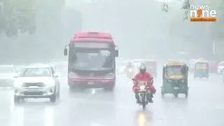 Delhi Rainstorm | Heavy Downpour and Stunning India Gate Visuals | News9