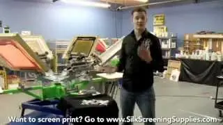 How to Screen Print - Advanced white printing - Screen Printing 101 DVD pt 27