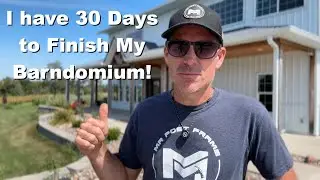 30 Days To Finish Our Barndominium! I'm not sure we can make it!  Installing tile!