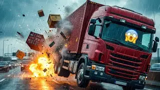 😱 Dangerous Truck Accident on Highway | Truck Simulator Ultimate Gameplay