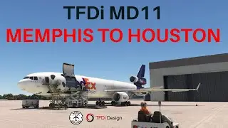TFDi MD11 Memphis to Houston