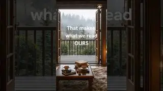 Rain Piano Reading | Thinking Begins in Stillness | John Locke | Calm Short #shorts