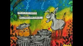 I've Got It All..Art Journal Page.. KatzelKraft Stamps