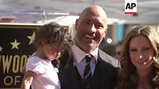 Dwayne ‘The Rock’ Johnson honored with a Walk of Fame star