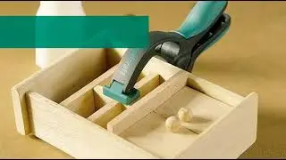 Wolfcraft Federzwinge  Kleine Klemme zum Fixieren des Werkst&uuml;cks  Bedienung mit nur einer Hand.