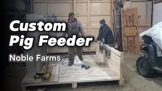 DIY Custom Pig Feeder Build | Farm Hacks at Noble Farms!