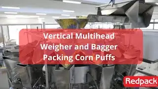 Redpack | Vertical Form Fill Seal Multihead Weigher Packing Corn Puffs