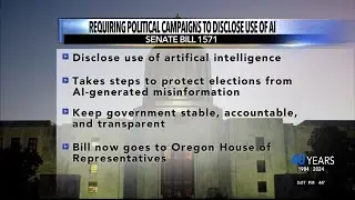 Senate passes bill requiring political campaigns to disclose use of AI