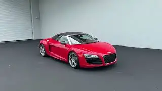2011 Audi R8 Spyder V10 6-Speed -  Walk Around [SOLD]