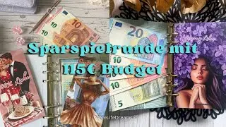 Sparspielrunde mit 115€ Budget | Umschlagmethode #budgetieren 