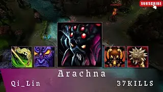 HoN | Mid Wars | Arachna | Qi_Lin