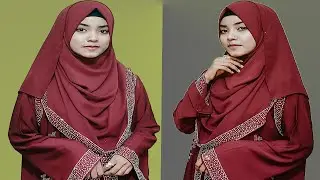Простой урок по хиджабу с полным покрытием от Dubai Borka || BLOSSOM BEAUTY ❤️
